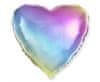 Flexmetal Fóliový balón srdce farebné 77x74cm