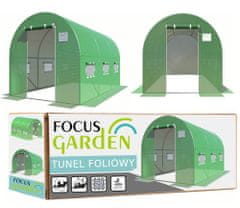 Focus Garden Fóliový skleník TUNEL 2x4 8m2
