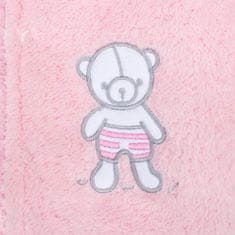 NEW BABY Zimný kabátik New Baby Nice Bear ružový 74 (6-9m)