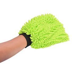 Northix Čistiace rukavice, Polyester - Svetlozelená 