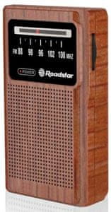 moderný rádioprijímač fm roadstar TRA-1230 slúchadlový výstup skvelý zvuk
