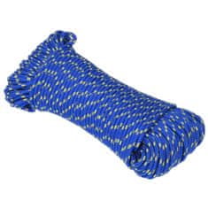 Vidaxl Lodné lano modré 3 mm 100 m polypropylén