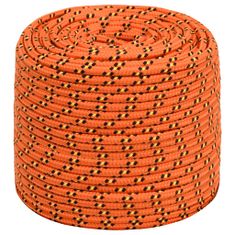 Vidaxl Lodné lano oranžové 10 mm 25 m polypropylén