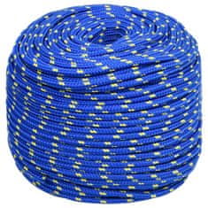 Vidaxl Lodné lano modré 6 mm 250 m polypropylén