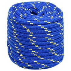 Vidaxl Lodné lano modré 18 mm 25 m polypropylén