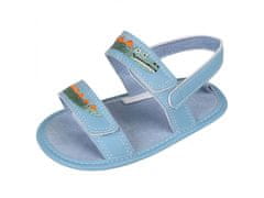 sarcia.eu Modré detské sandále, krokodílie, so suchým zipsom 12-18 m 20-21 EU