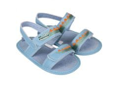 sarcia.eu Modré detské sandále, krokodílie, so suchým zipsom 0-3 m 16 EU