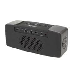 GreenBlue GB200 Rádiobudík Bluetooth 4,2 hodiny rádio FM aux-in 6W sivý 62917