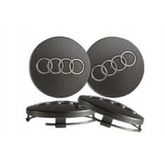 BB-Shop Audi emblémové štítky 60 mm sada 4 kusov grafit