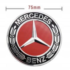 BB-Shop Emblémy Mercedes 75 mm sada 4 kusov