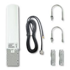Qoltec Všesmerová anténa 4G LTE DUAL | 30dBi | Vnútorné/vonkajšie použitie