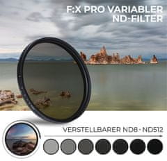 Rollei F:X Pro ND8-512 Variable ND Filter 77mm variabilný ND filter