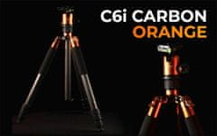 Rollei C6i Carbon Orange karbónový statív s guľovou hlavou