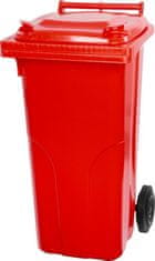 Meva Nádoba MGB 240 lit., plast, červená, popolnica na odpad