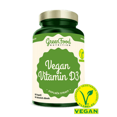 GreenFood Nutrition Vegan Vitamín D3 60 kapsúl