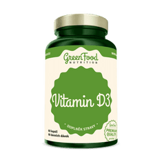 GreenFood Nutrition Vitamin D3 60 kapslí - EXPIRACE 11/23