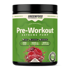 GreenFood Nutrition Performance Pre-Workout 495g - Malina