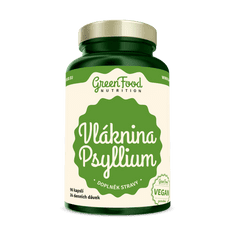 GreenFood Nutrition Vláknina Psyllium 96 kapsúl