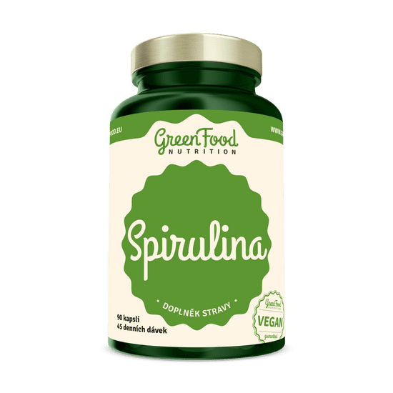 GreenFood Nutrition Spirulina 90 kapsúl