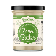 GreenFood Nutrition Zero Butter Arašidový krém s bielou čokoládou 400g