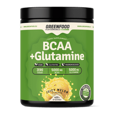 GreenFood Nutrition Performance BCAA + Glutamín 420g - Melón - EXPIRÁCIA 9/23