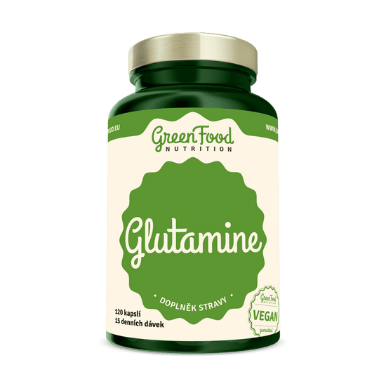GreenFood Nutrition Glutamín 120 kapsúl