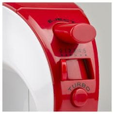 Girmi Ručný mixér , SB0201, 5 rýchlostí, Turbo, 170 W, farba biela/červená