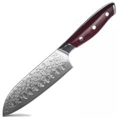 IZMAEL Damaškový kuchynský nôž Mijazaki-Small Santoku KP20178