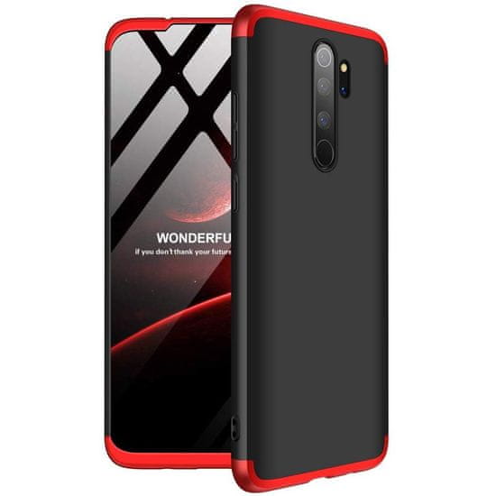 GKK Ochranné puzdro GKK 360 - Predný a zadný kryt celého mobilu pre Xiaomi Redmi Note 8 Pro - Čierna KP10396