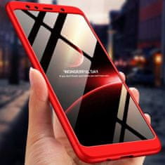 GKK Ochranné puzdro GKK 360 - Predný a zadný kryt celého mobilu pre Samsung Galaxy A7 2018 - Červená KP10483