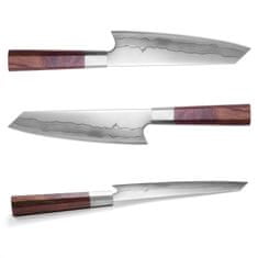 IZMAEL Damaškový kuchynský nôž Kasugai-Hnedá KP14042