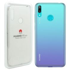 Huawei Flexibilné silikónové puzdro pre Huawei Y7 2019 - Biela KP14787