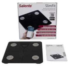 Salente SlimFit, osobná diagnostická fitness váha, Bluetooth, čierna