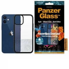 PanzerGlass Clearcase puzdro pre Apple iPhone 12 Mini - Čierna KP19735