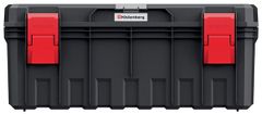 Kistenberg Plastový kufor, box na náradie X-BLOCK SOLID TOOLBOX ALU LOG KXSA6530F