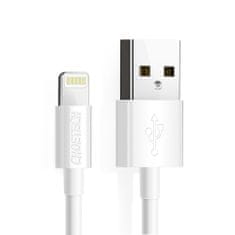 shumee Kábel USB-A - Lightning MFI 1,8 m certifikovaný biely