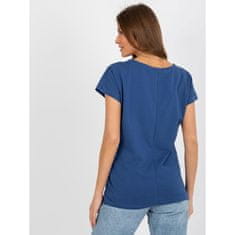 FANCY Dámske tričko s potlačou EMIA tmavo modré FA-TS-8406.82P_394329 Univerzálne