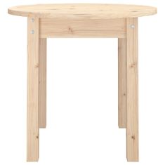 Vidaxl Konferenčný stolík Ø 45x40 cm borovicový masív