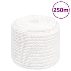 Vidaxl Lodné lano biele 16 mm 250 m polypropylén