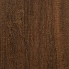 Vidaxl Nástenná skrinka, hnedý dub 60x36,5x35 cm, kompozitné drevo