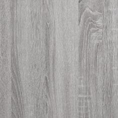 Vidaxl Vysoká skrinka sivý dub sonoma 60x36x110 cm spracované drevo
