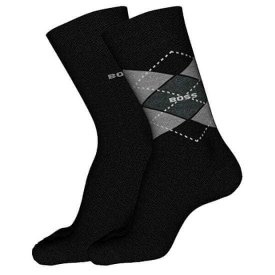 Hugo Boss 2 PACK - pánske ponožky BOSS 50478352-001