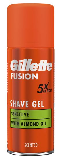 Gillette Fusion5 Ultra Sensitive Pánsky Gél Na Holenie 75 Ml 