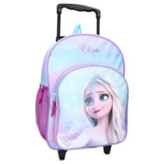 Vadobag Dievčenská školská taška na kolieskach Frozen - Elsa