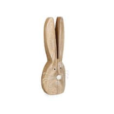 Homla RUBY drevený králik prírodný 22 cm