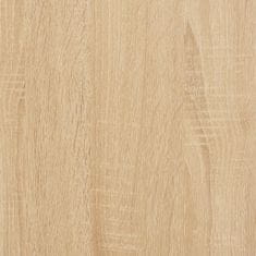 Vidaxl Nástenná skrinka, dub sonoma 60x36,5x35 cm, kompozitné drevo