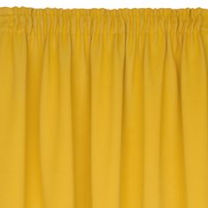 DESIGN 91 Zatemňovací záves s riasiacou páskou - Logan, žltý 135 x 270 cm