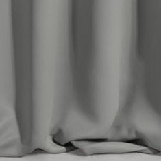 DESIGN 91 Zatemňovací záves s riasiacou páskou - Logan, strieborný 135 x 270 cm