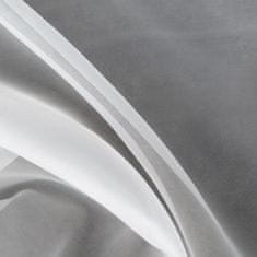 DESIGN 91 Hotová záclona s riasiacou páskou - Lucy biela hladká, š. 3,5 m x d. 1,5 m