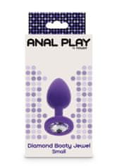 Toyjoy Análny kolík Anal Play Diamond Booty Jewel Small purple